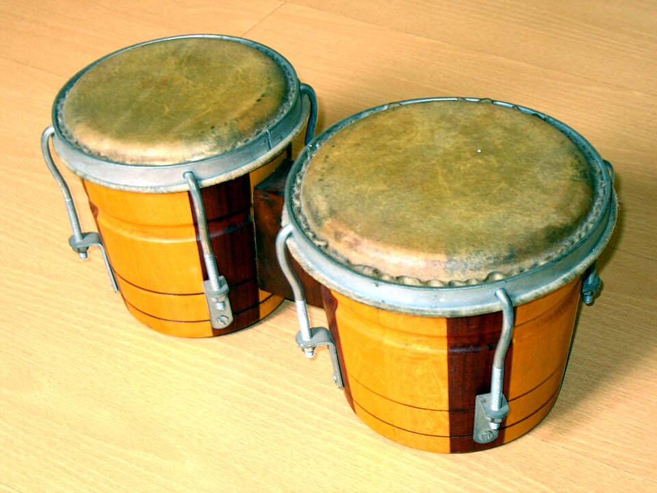 Bongós LP Matador Madera de Roble con Herrajes Cromados