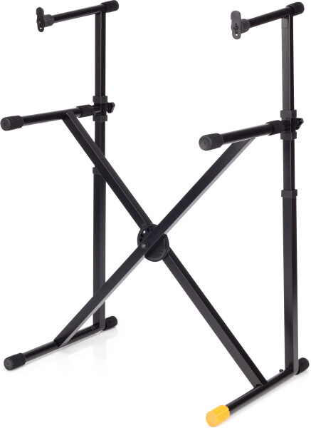 Soporte de Teclado Doble X Reforzado RockJam con Bloqueo Rápido