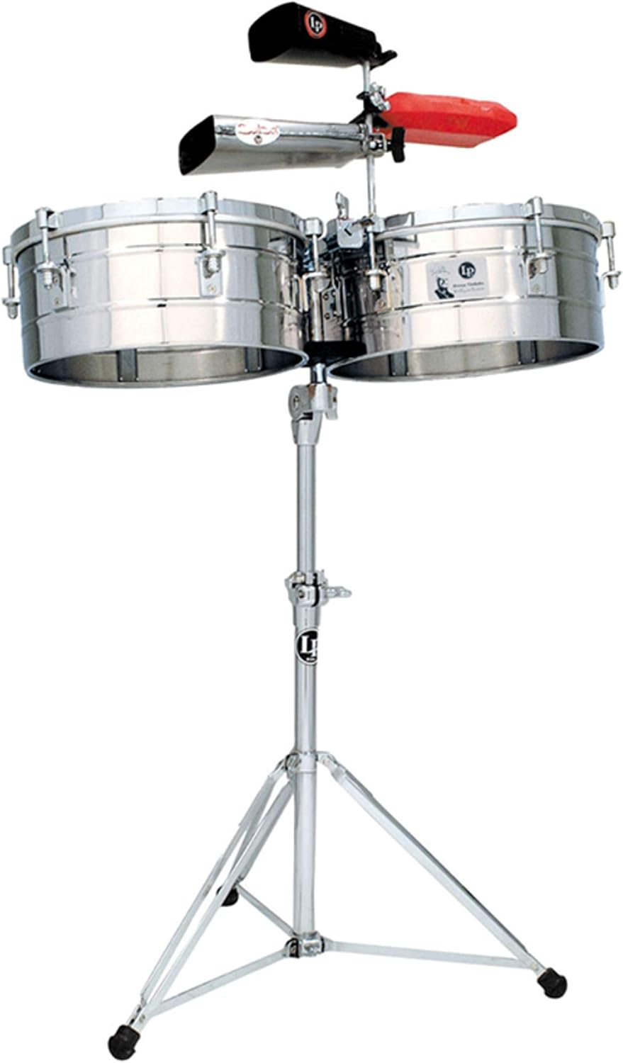 Timbales LP Tito Puente 14" y 15" Acero Inoxidable